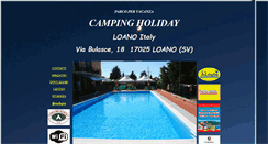 Desktop Screenshot of campingholiday.it