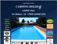 Tablet Screenshot of campingholiday.it